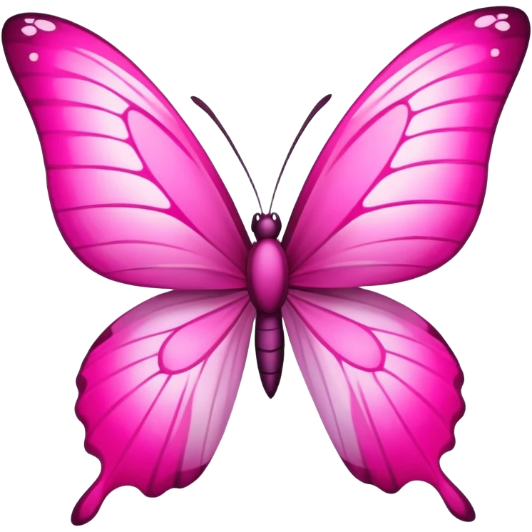 Borboleta rosa emoji