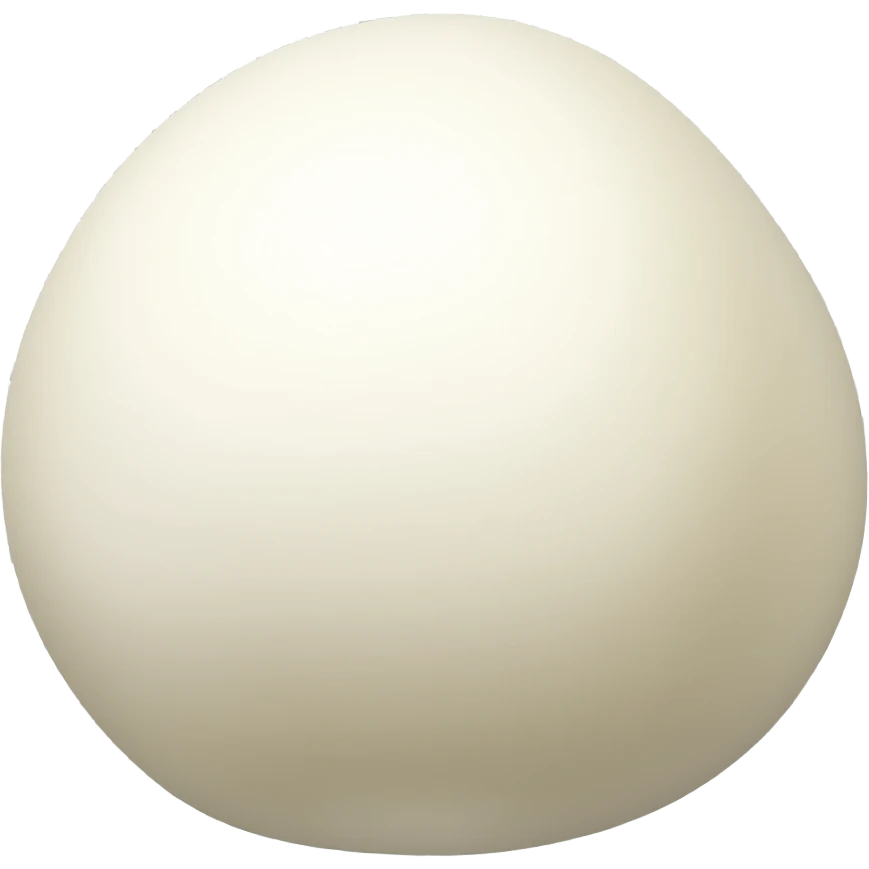 mozarella cheese ball emoji