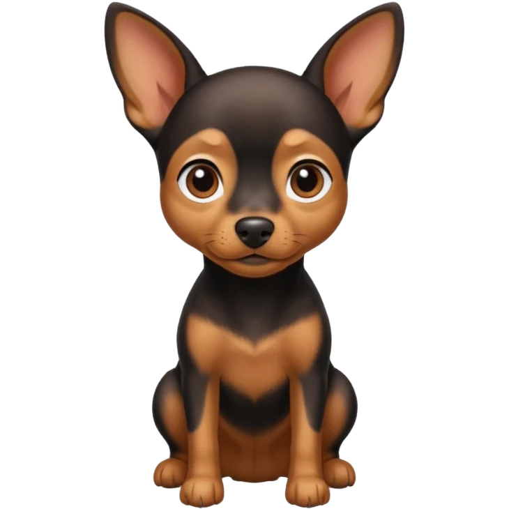 Pincher dog theme emoji