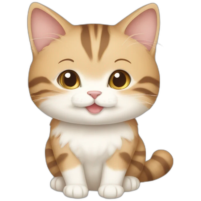 Norwayjan Forest cat milktea emoji