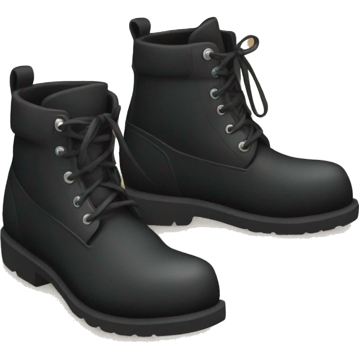 Black boots emoji
