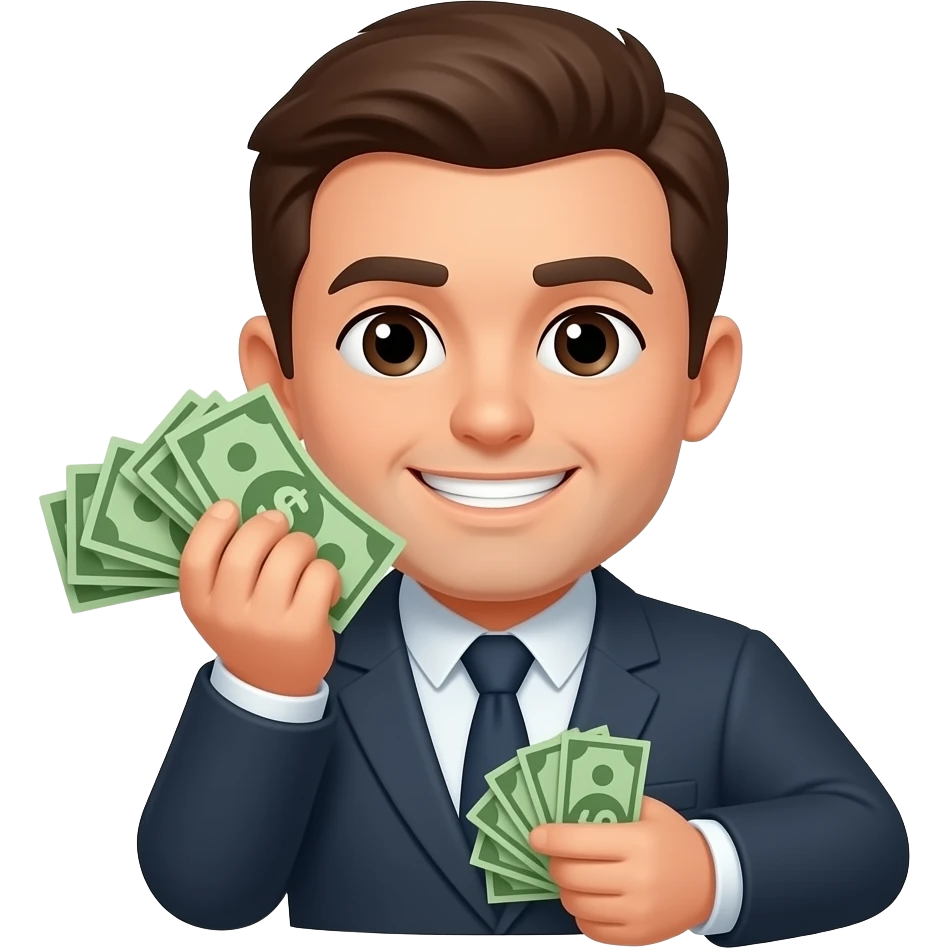 perdiendo dinero emoji