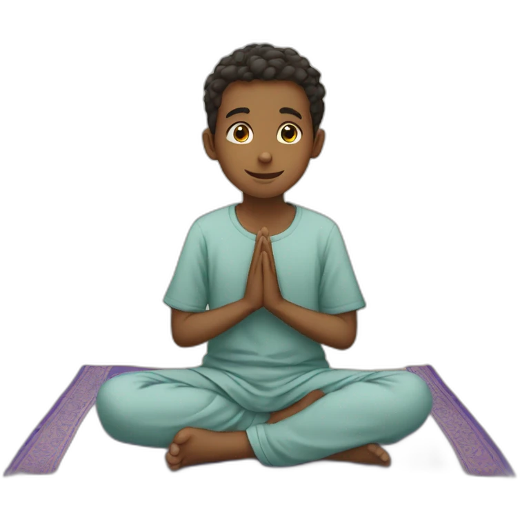 boy in sujood emoji