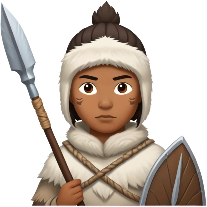 inuit with Spear emoji