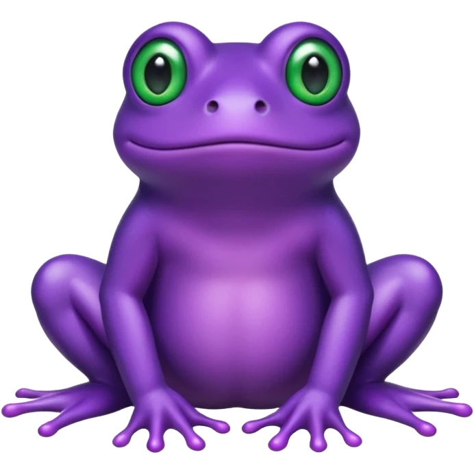 Frog purple emoji