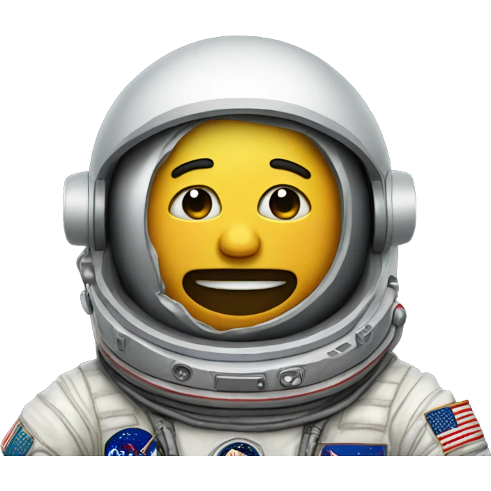 disgusting astronaut emoji