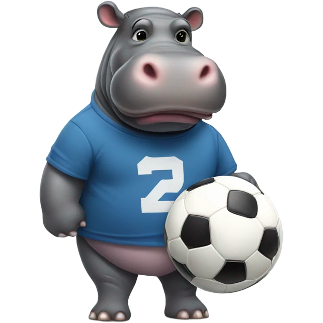Soccer mom hippo emoji