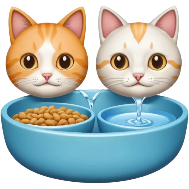 Cat's Food and Water emoji