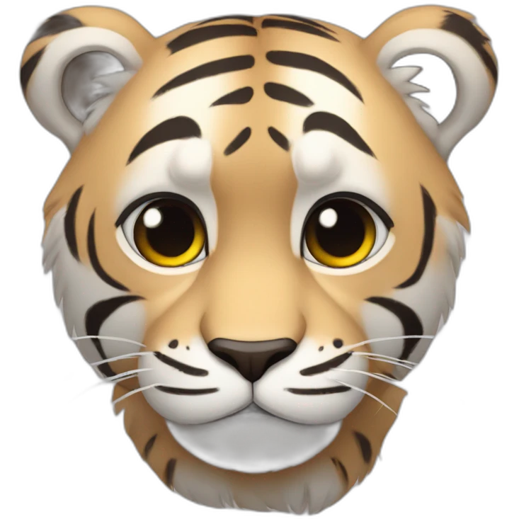 Sad cartoon tigwe emoji