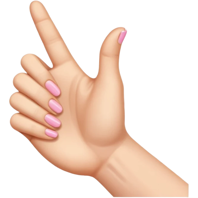 Pinky promise emoji