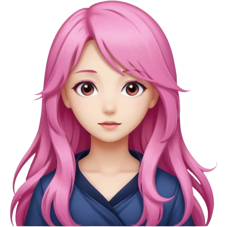 beautiful gorgeous anime lady-with- emoji