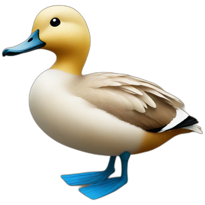 Sand duck emoji