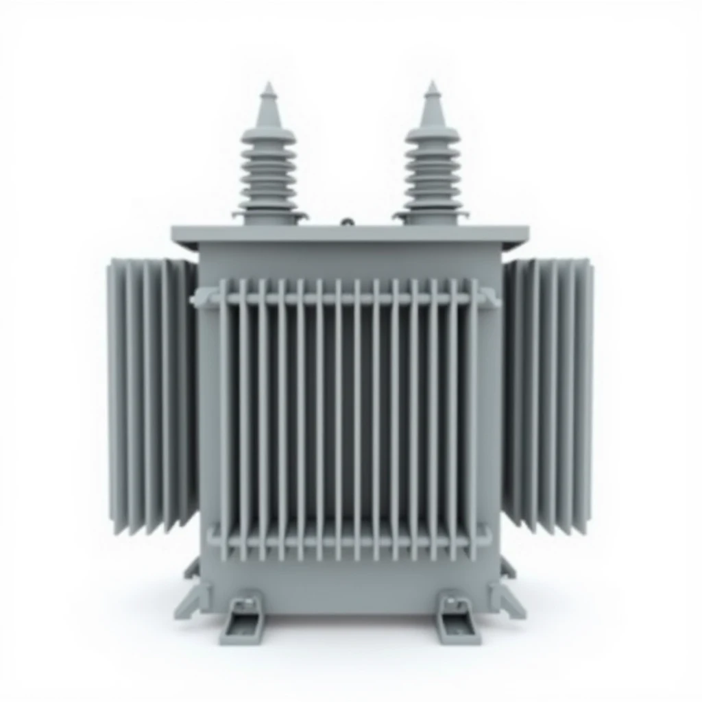 photorealistic image of an electrical transformer, isolated, no background emoji