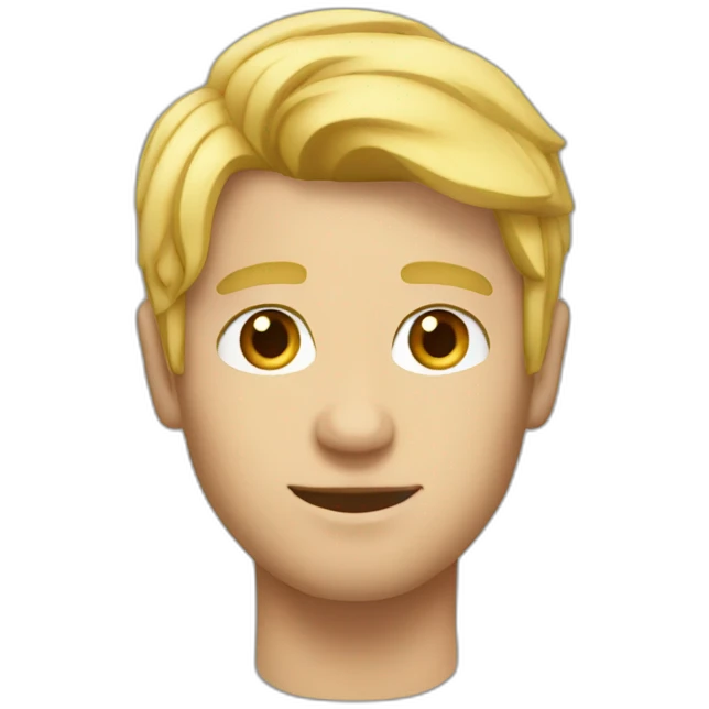 21 year guy with blonde hair emoji