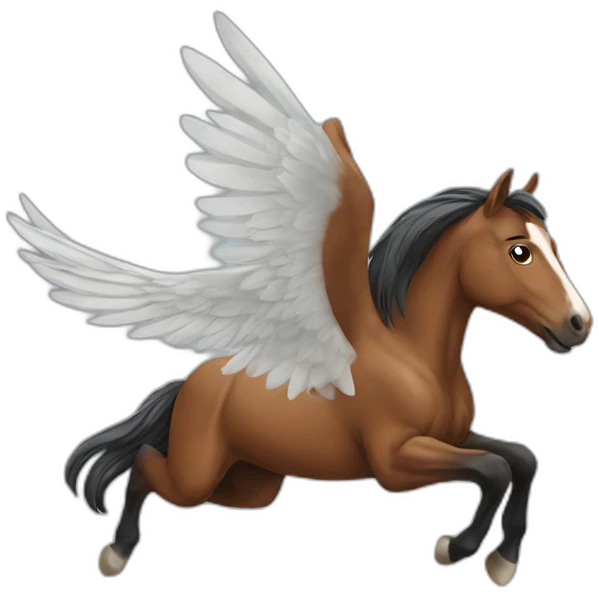 horse-flying emoji