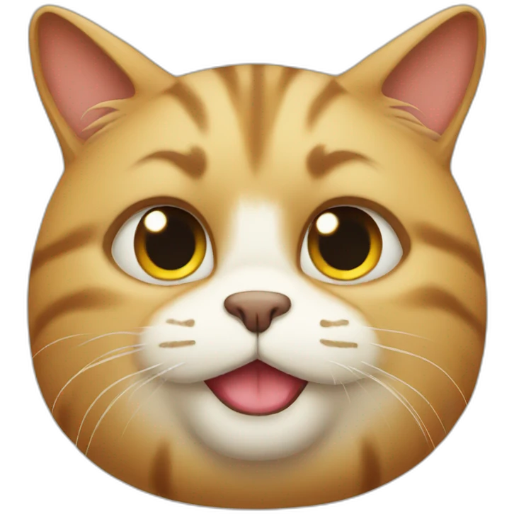 Big fat cat emoji