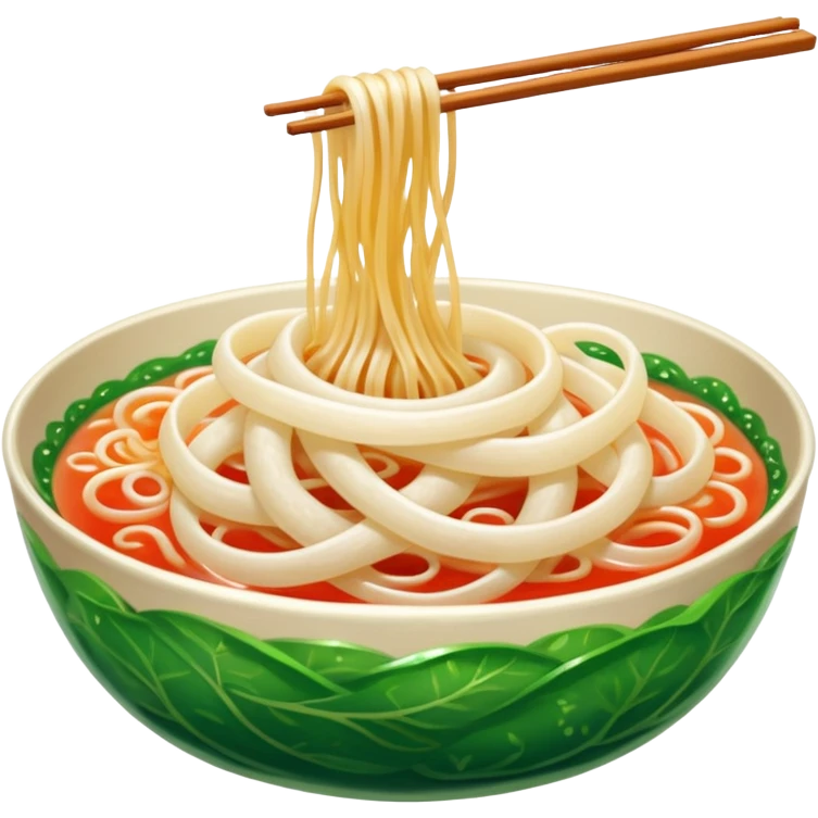 transparent konjac noodles emoji