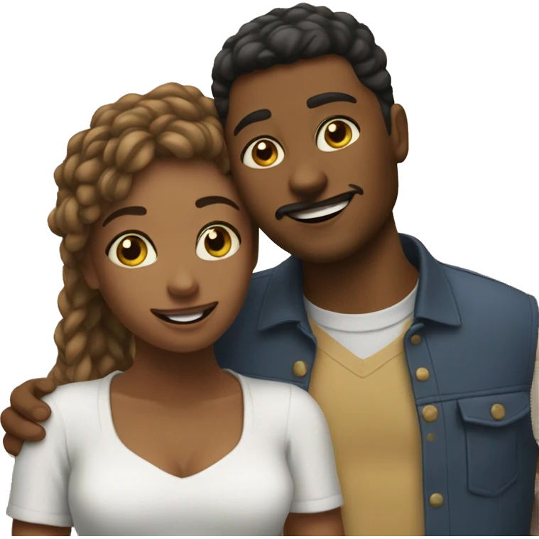 Two cata un love emoji
