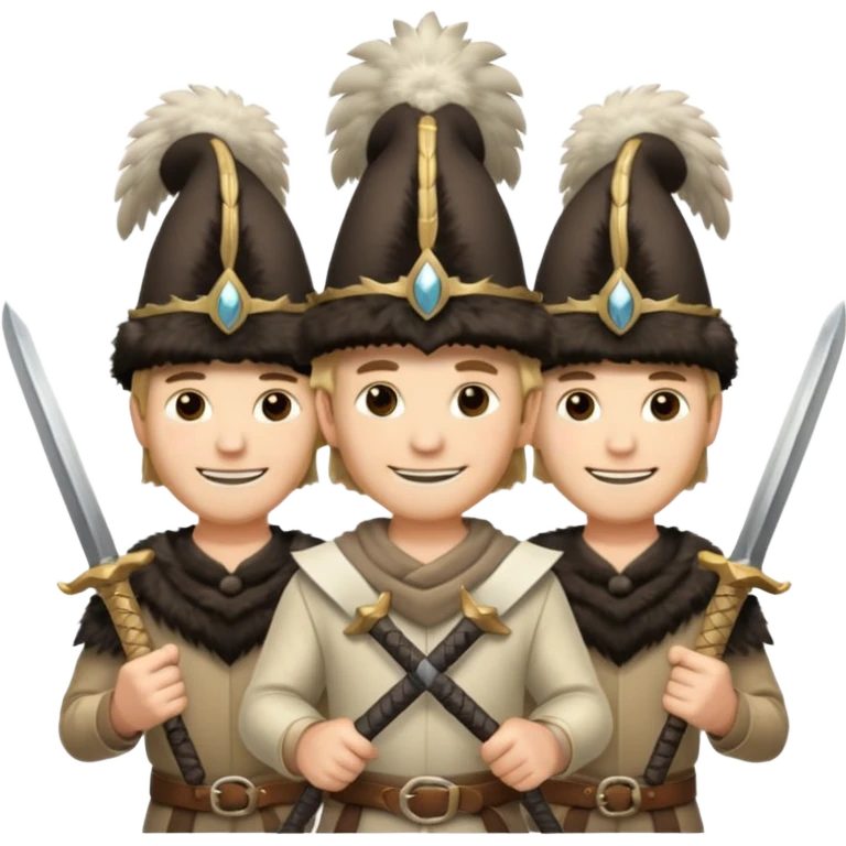 3 musketeers emoji