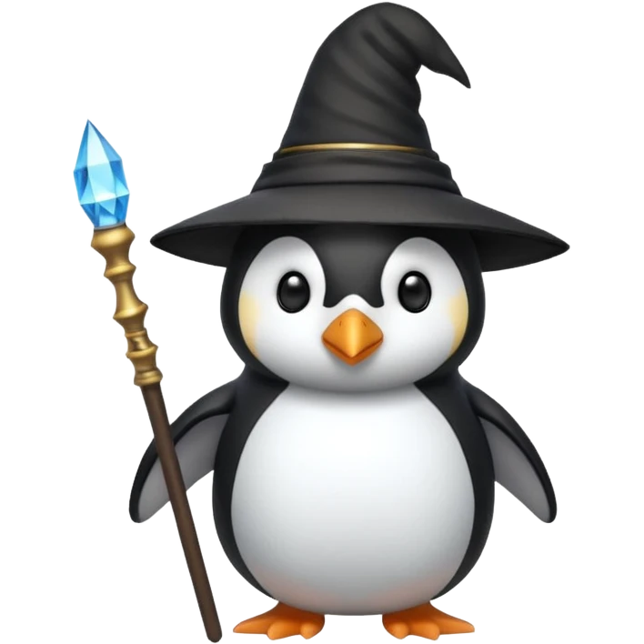 penguin wizard emoji
