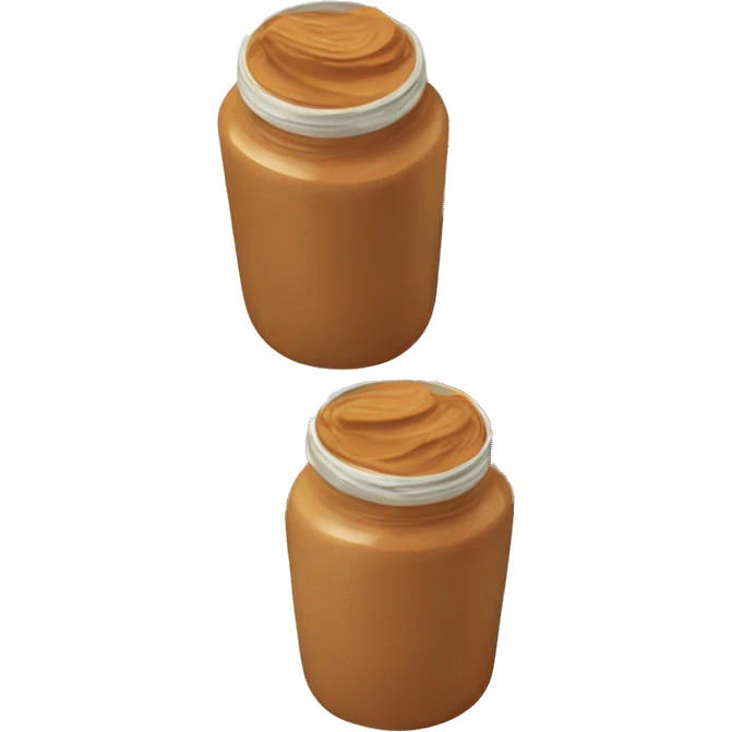 a single jar of Speculoos spread emoji