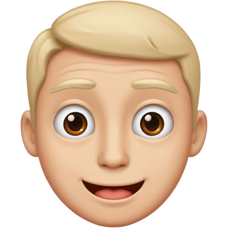 Funny face emoji