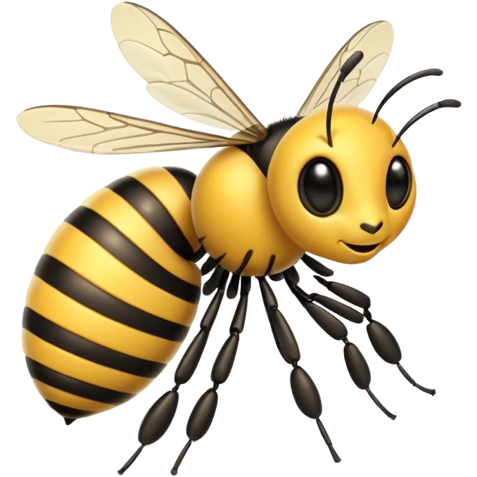 a bee emoji