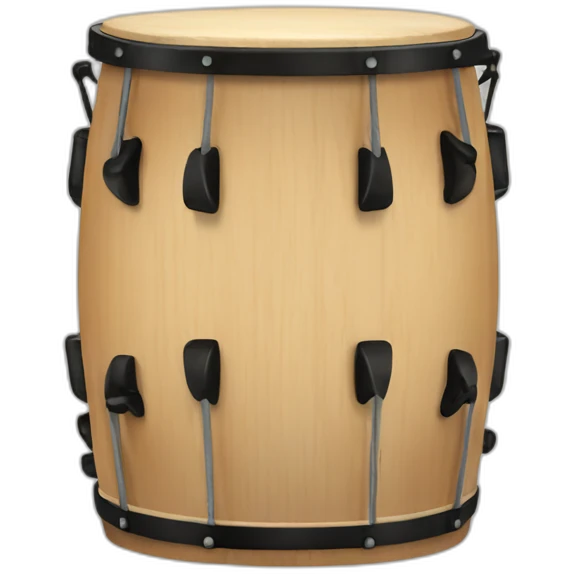 Cajon drum emoji