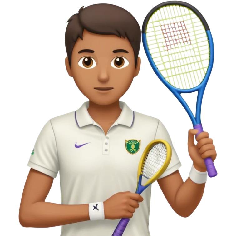 Wimbledon tennis player emoji