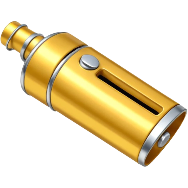just a referee whistle. normal metal whistle used in sports emoji