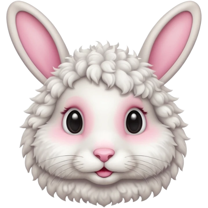 curly rabbit emoji
