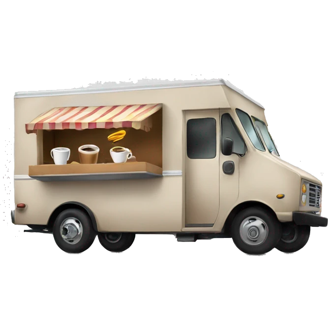 coffee truck emoji