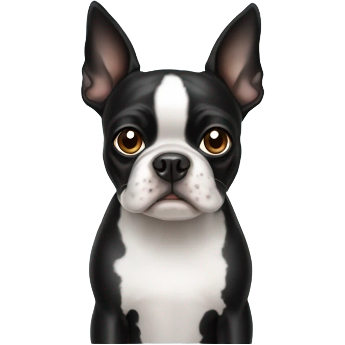 boston terrier  emoji