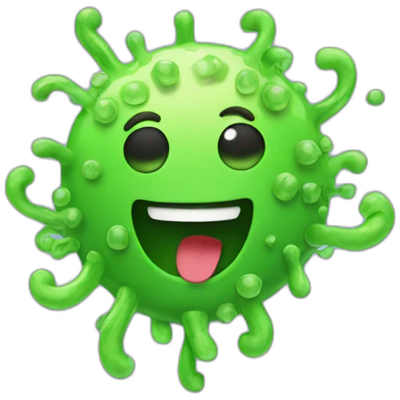 fun bacteria emoji