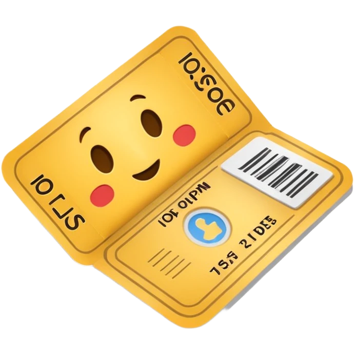 get ticket emoji