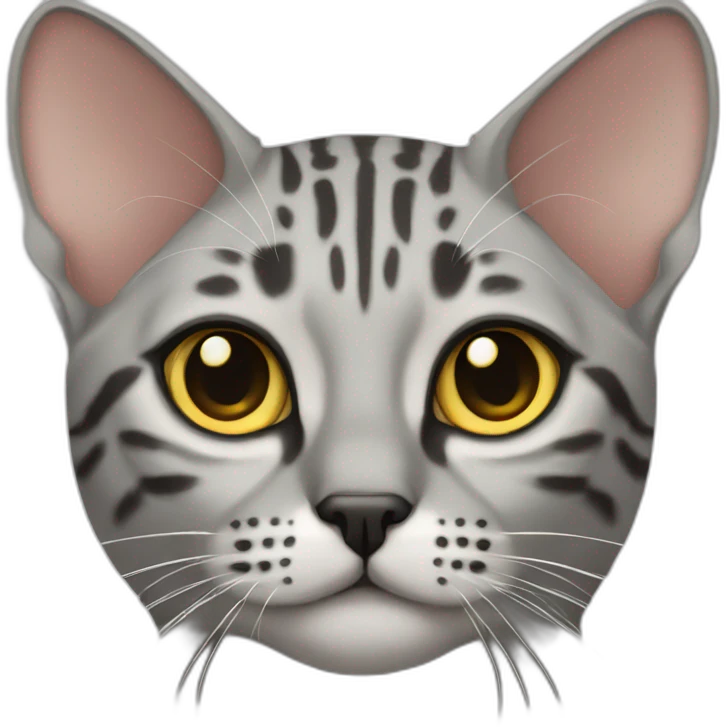 Egyptian Mau cat emoji
