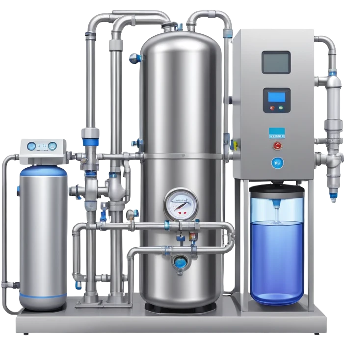 DUV water purification system with ultraviolet disinfection chamber emoji