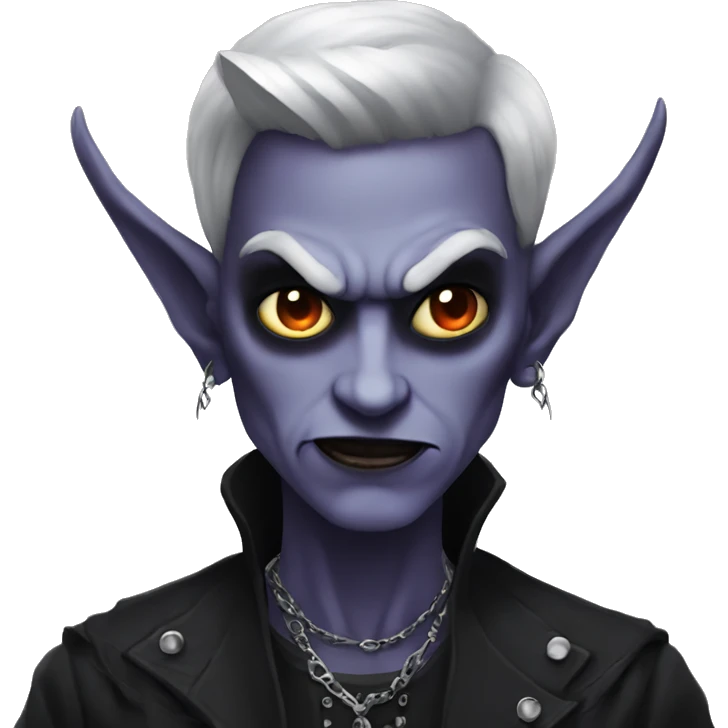 goth trap demon emoji
