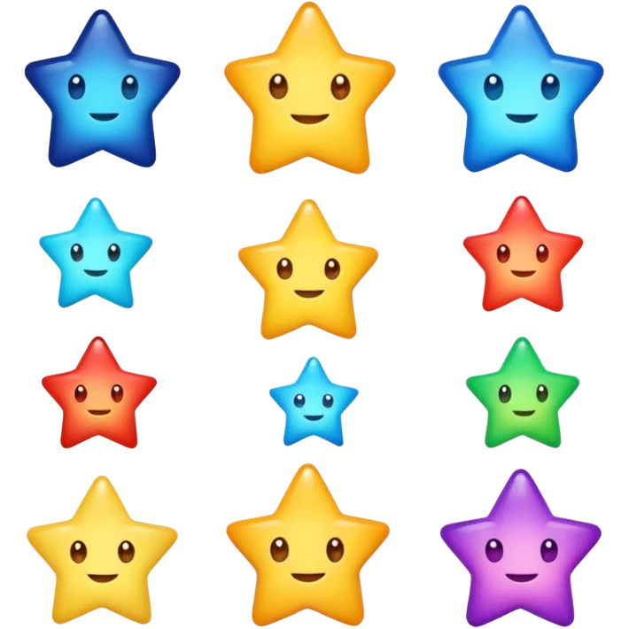 star different ones emoji