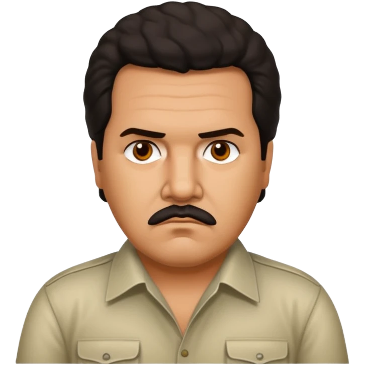 Cara de Pablo Escobar  emoji