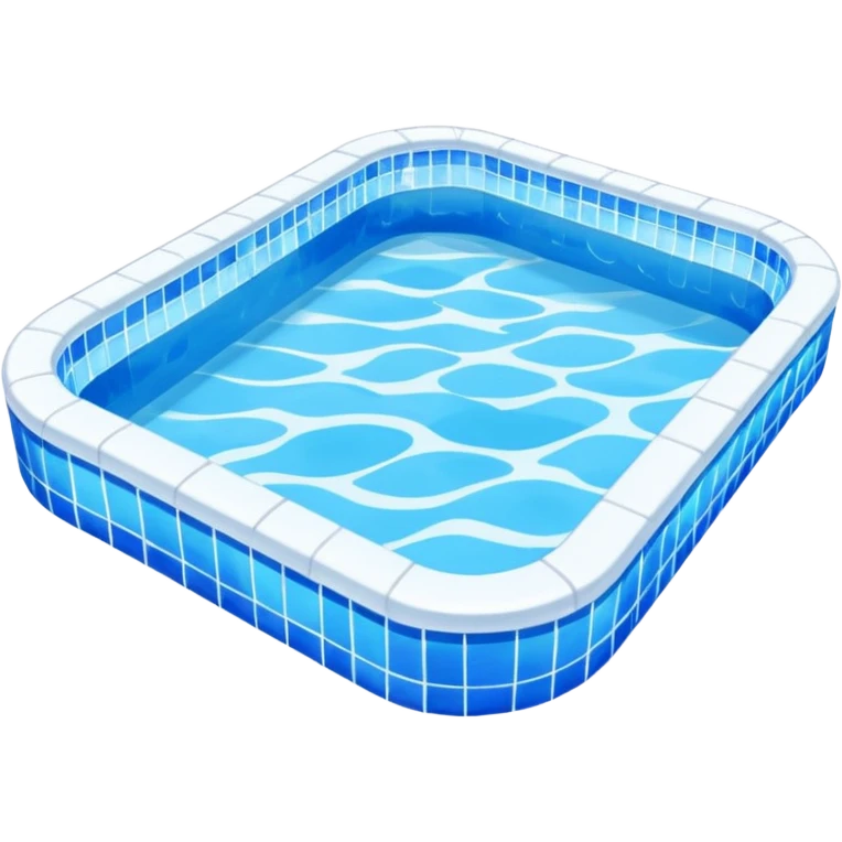 Imagem de uma piscina emoji