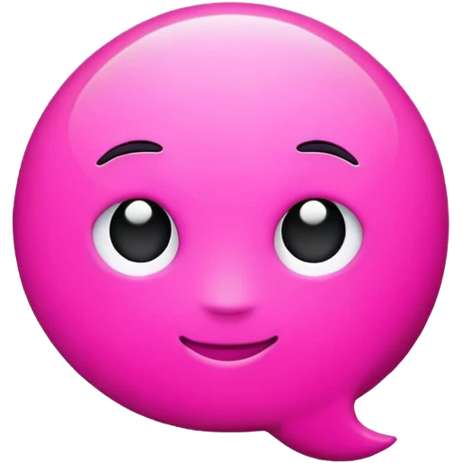 Pink emoji