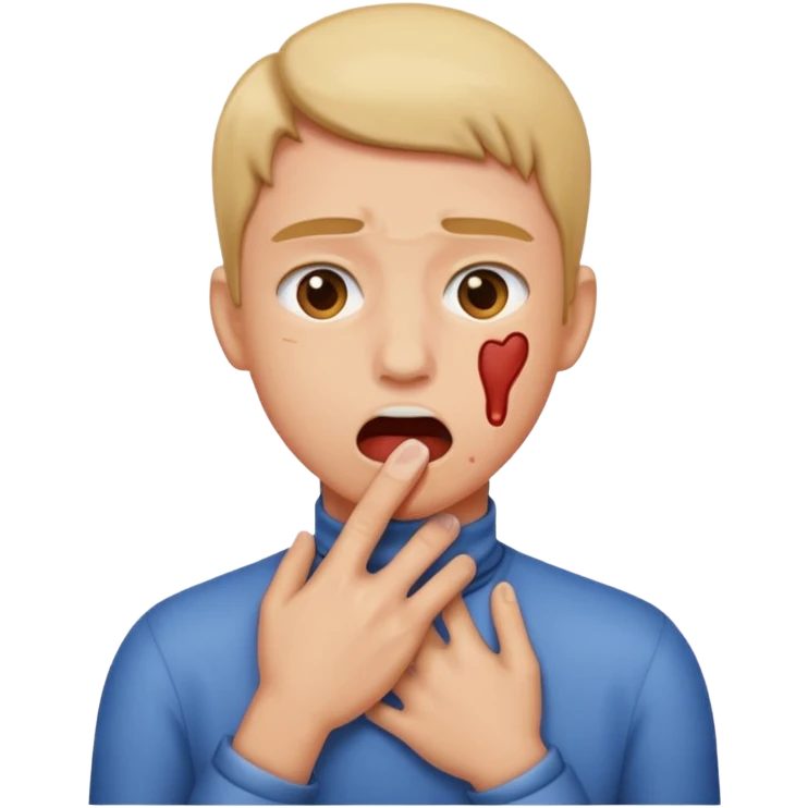 Choking emoji