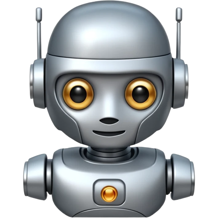 a.i cute robot emoji