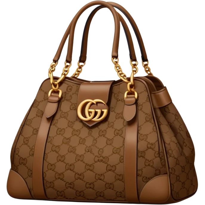 POO WEARING GUCCI BAG emoji