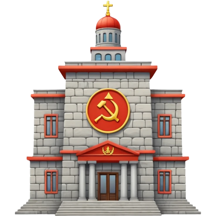 building of the USSR Foundation emoji