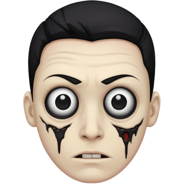 Cenobite with camera replacing eye emoji