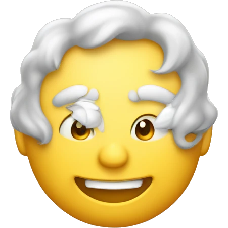 coeurs dorée avec sourire  emoji