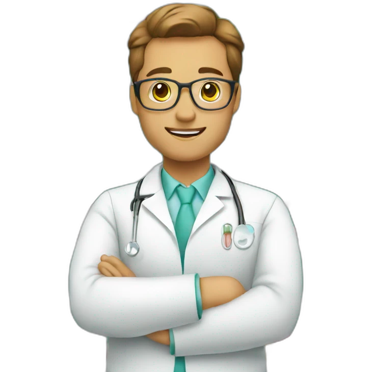 Pharmacist at the pharmacy emoji