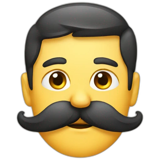 German mustach emoji